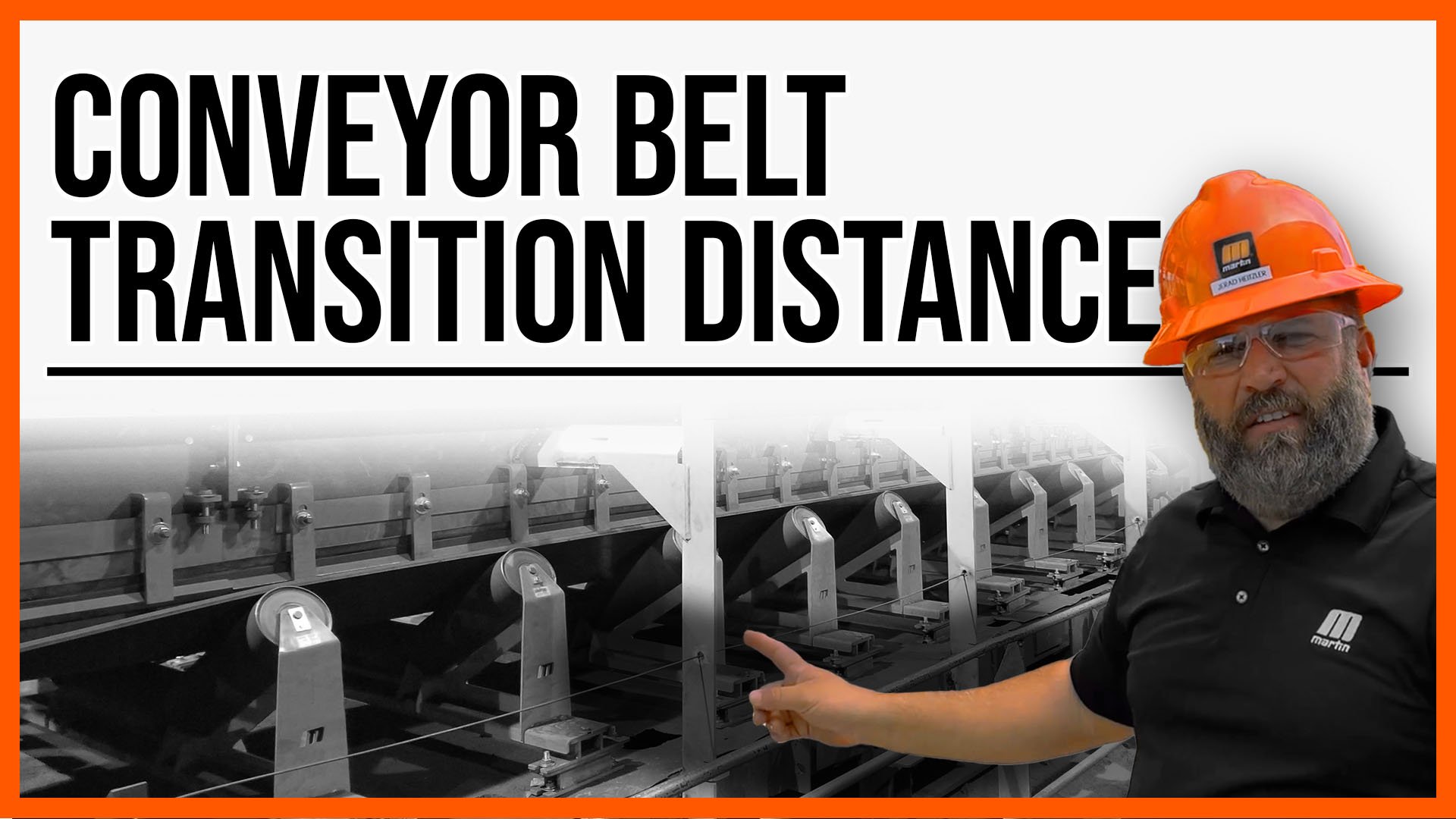 Conveyor Belt Transition Distance, Jerad, Person, Thumbnail, Hard Hat, Safety Glasses