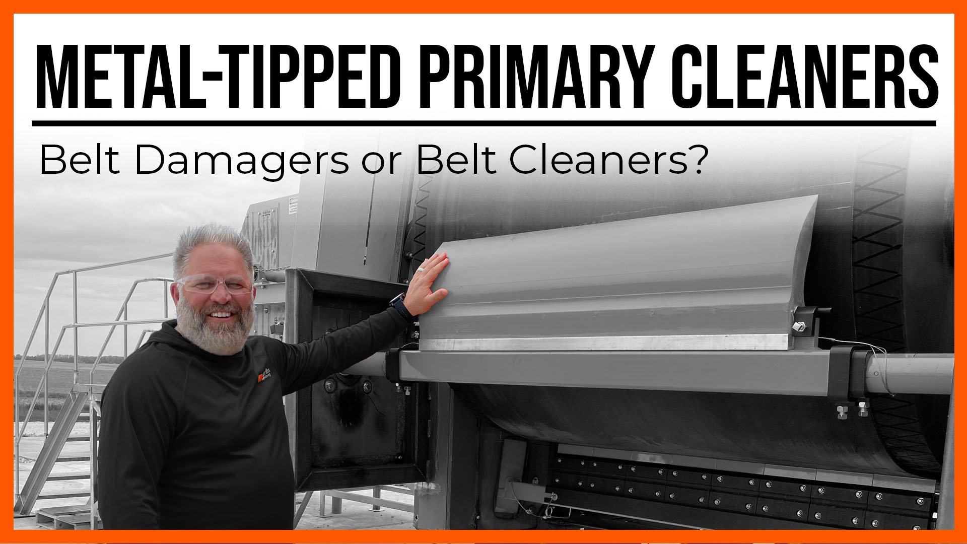 Metal-Tipped Primary Cleaners